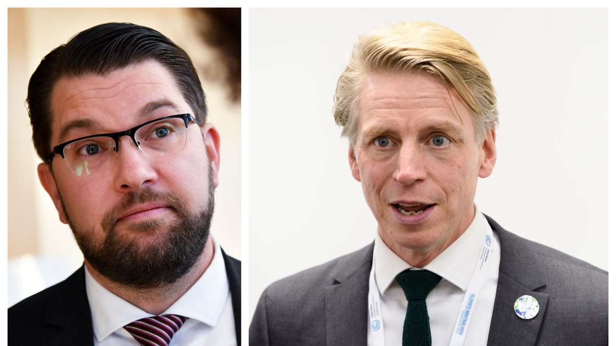 Konflikten mellan Jimmie Åkesson (SD) och Per Bolund (MP) fortsätter.